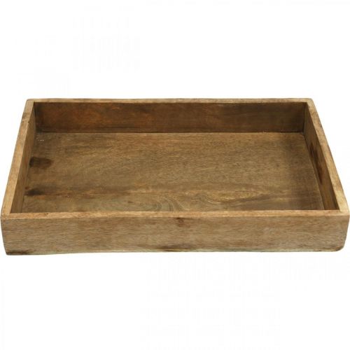 Floristik24 Vassoio decorativo vassoio in legno disposizione rettangolare sottopiano 37×25cm