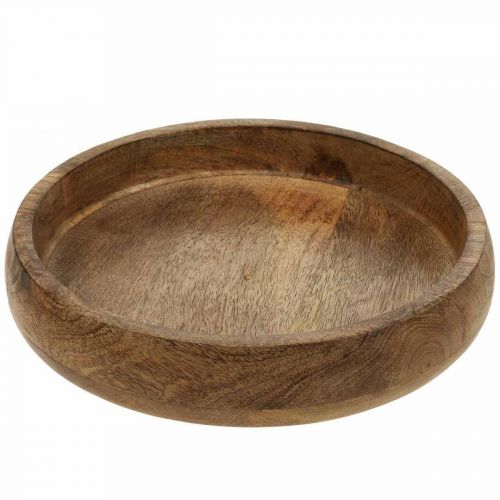 Floristik24 Ciotola decorativa in legno di mango ciotola in legno piatto in legno Ø30cm