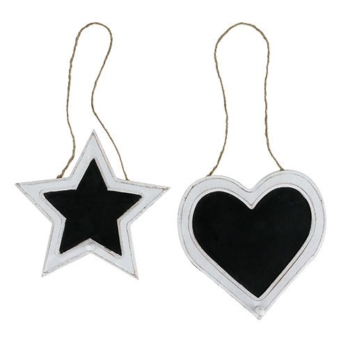 Floristik24 Tavola decorativa per appendere 17cm 4 pezzi