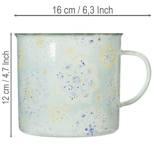 Tazza decorativa, vaso per