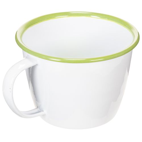 Tazza decorativa, vaso per piante smaltato, Ø11cm H8cm | Floristik24.it