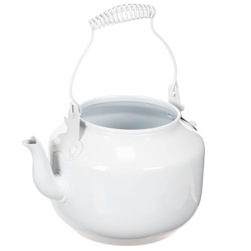 Teiera decorativa in metallo dall'aspetto vintage, ideale per composizioni floreali. acquistare | Floristik24.it