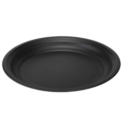 Prodotto Piatto decorativo in metallo, piatto decorativo antracite Ø26cm 2 pezzi