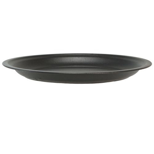 Prodotto Piatto decorativo ciotola in metallo piatto decorativo antracite Ø26cm 5 pezzi