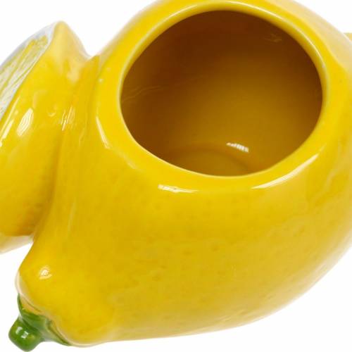 Floristik24 Vaso decorativo vaso limone agrumi decorazione estiva in ceramica