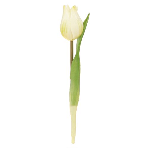 Prodotto Tulipani decorativi Fiori artificiali Bianco Crema 20cm 6 pz