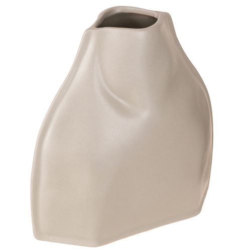 Prodotto Vaso decorativo in ceramica grigio moderno decorazione in ceramica 22×9×22,5cm