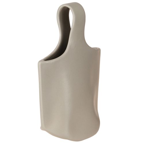 Prodotto Vaso decorativo in ceramica Borsa Shopper Grigio 19×4.5×33cm