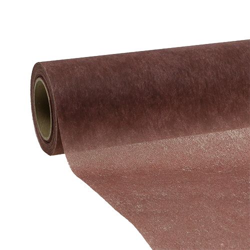 Floristik24 Tessuto decorativo 60 cm x 20 m marrone