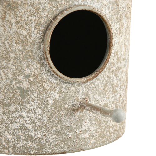Prodotto Casetta per uccelli decorativa in metallo da appendere in stile antico Ø15cm H21cm