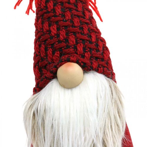 Prodotto Deco Gnome Beard Christmas Gnome Deco Figura Rosso H30cm