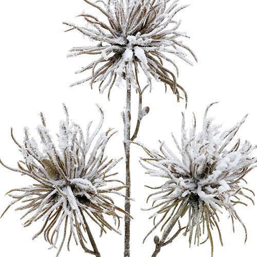 Ramo decorativo con neve 45 cm 3 pezzi | Floristik24.it