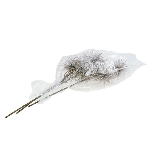 Ramo decorativo con neve 45 cm 3 pezzi | Floristik24.it