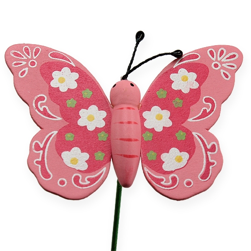 Prodotto Farfalla su stecco 8 cm 18 pz