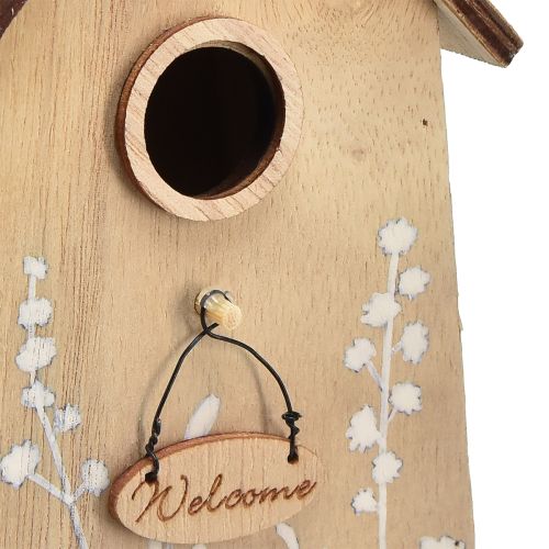 Prodotto Decorazione per casetta per uccelli da appendere bianco naturale 14,5 cm 2 pz