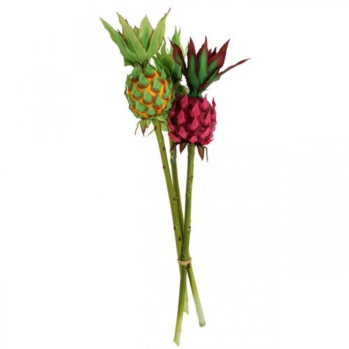 Floristik24 Deco ananas frutta artificiale deco frutti Ø7cm H50cm 3 pezzi