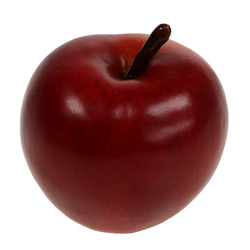Decorazione rosso mela, decorazione frutta, manichino alimentare Ø8,5 cm