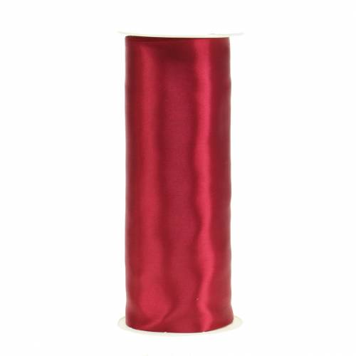 Floristik24 Nastro di raso nastro da tavola Bordeaux 200mm 10m