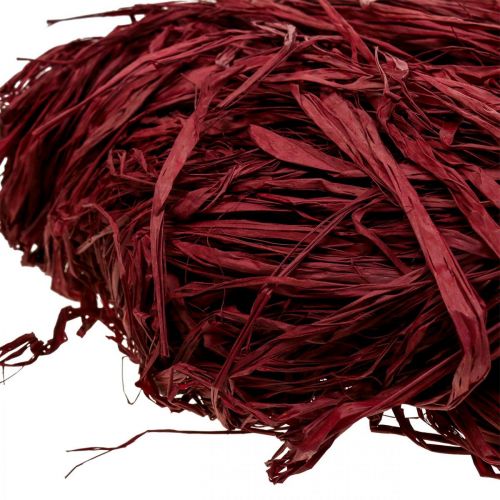 Prodotto Rafia decorativa per realizzare rafia naturale rafia bordeaux 300g