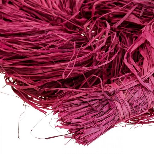 Prodotto Rafia decorativa per la lavorazione della rafia naturale malva rafia 300g