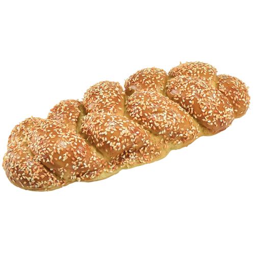 Treccia decorativa per pane lievitato con base alimentare al sesamo 30 cm
