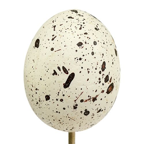 Floristik24 Decorazione uovo 5 cm sul bastone 12 pezzi