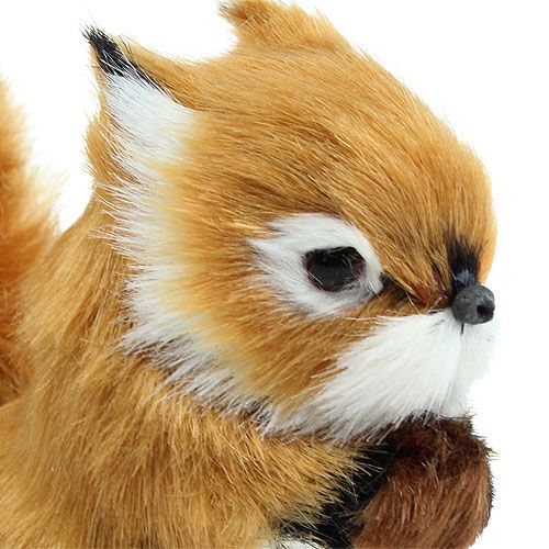 Floristik24 Scoiattolo decorativo marrone chiaro 8,5 cm