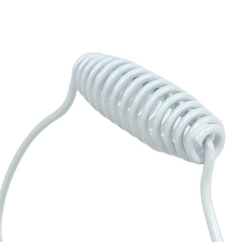 Floristik24 Secchio decorativo bianco con scanalature Ø21cm H19cm 1p