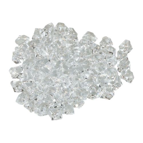 Prodotto Cubetti di ghiaccio decorativi, cubetti di ghiaccio artificiali, acrilico, trasparente, 1 cm, 200 g