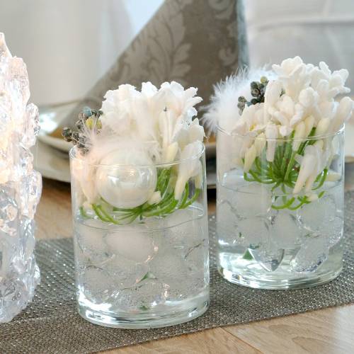 Floristik24 Cubetti di ghiaccio decorativi galleggianti 2,5 cm - 4 cm 500 g