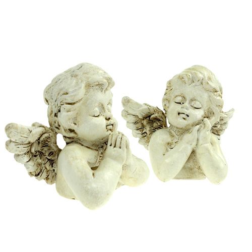 Floristik24 Crema orante decorativa angelo 9 cm 8 pezzi