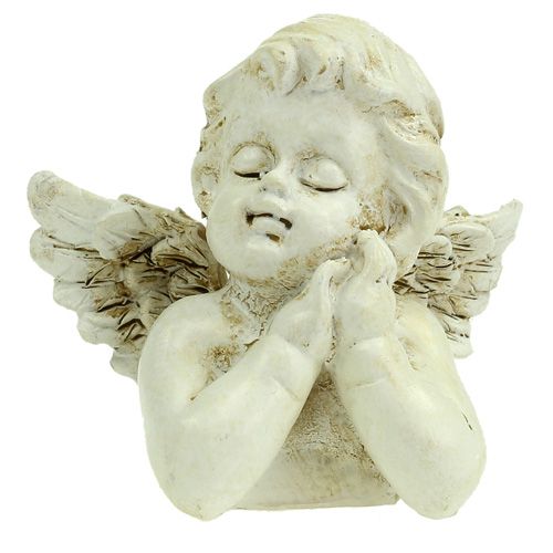 Prodotto Crema per angelo decorativo in preghiera 9 cm 8 pz