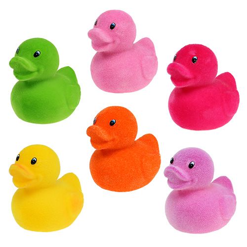 Floristik24 Anatra decorativa color culo. 11,5 cm 6 pezzi
