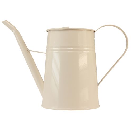 Prodotto Annaffiatoio decorativo Annaffiatoio per stanza in metallo color crema H23cm 1,7L