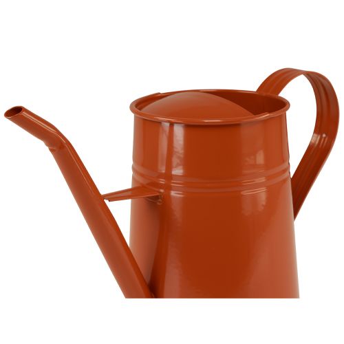 Prodotto Annaffiatoio decorativo decorazione in metallo arancione marrone 1,7 L H23 cm