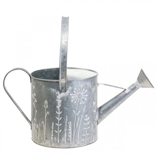 Floristik24 Annaffiatoio decorativo in metallo per piantare piantine H28cm