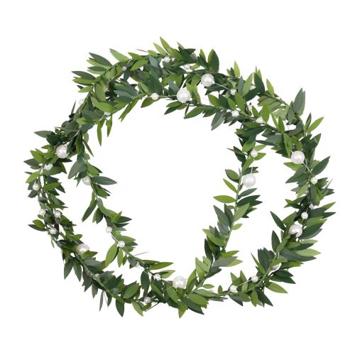 Floristik24 Ghirlanda decorativa ghirlanda di piante in legno di bosso artificiale 150 cm