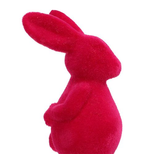 Floristik24 Conigli decorativi, floccati, assortiti. 13 cm 8 pezzi