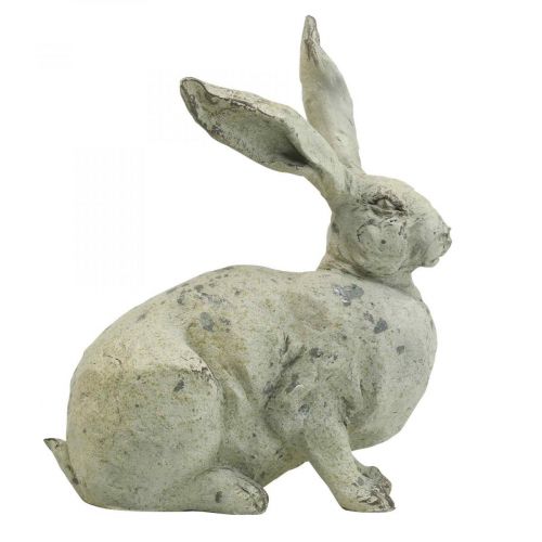 Prodotto Coniglio decorativo seduto effetto pietra decorazione da giardino H30cm 2 pezzi