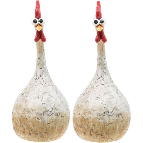 Decorazione Polli Decorazione Figura Decorazione Pasquale Pollo Divertente H26cm