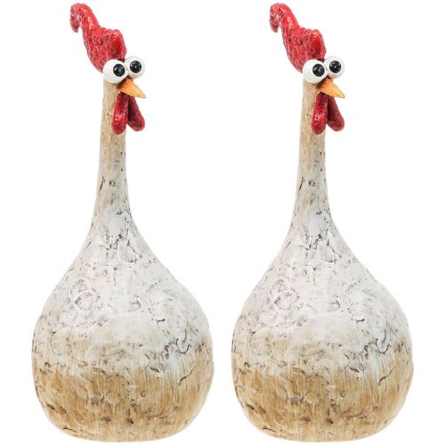 Prodotto Decorazione Polli Decorazione Figura Decorazione Pasquale Pollo Divertente H26cm