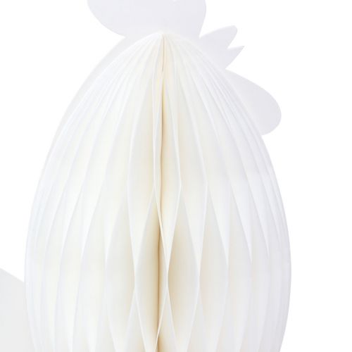 Prodotto Carta decorativa a nido d&#39;ape pollo bianco arancio 5,5×3,5×6 cm 6 pz