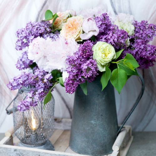 Floristik24 Brocca decorativa Vintage Ø15cm H27cm