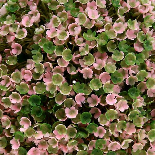 Floristik24 Palla decorativa palla di fiori artificiali rosa verde Ø18 cm 1 pz