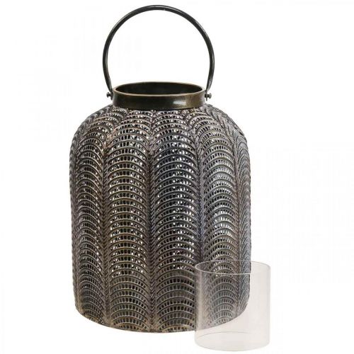 Prodotto Lanterna decorativa lanterna appesa decorazione in metallo Ø25,5cm H43cm
