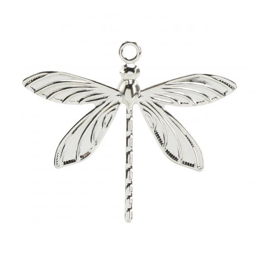 Prodotto Libellule decorative da appendere decorazione estiva argento 5×4 cm 36 pz