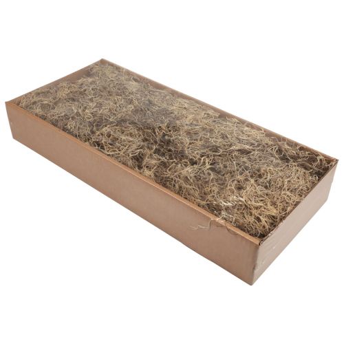 Prodotto Muschio decorativo essiccato muschio di bosco naturale marrone decorazione naturale 300 g