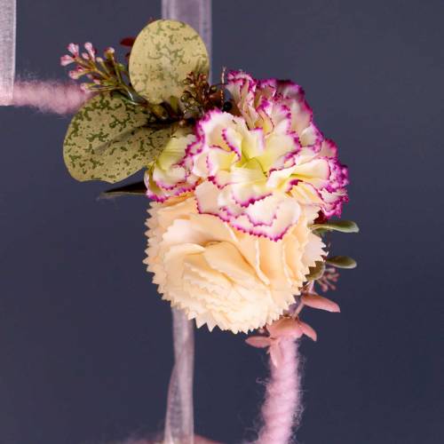 Floristik24 Decorazione artificiale garofano giallo 6 pezzi