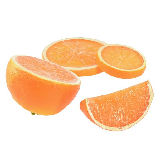 Frutta artificiale di arance decorative in pezzi 5-7 cm 10 pz