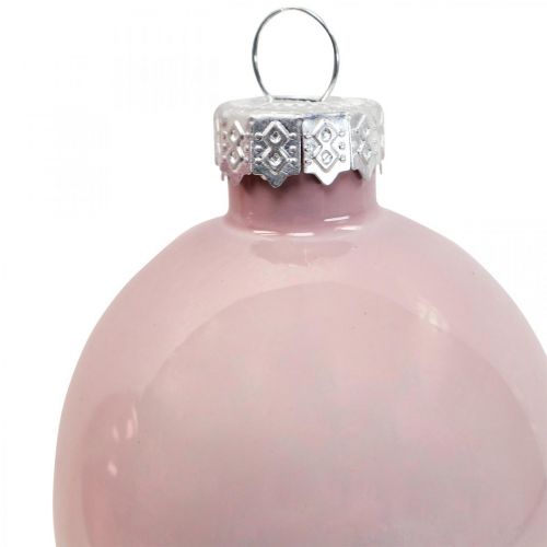 Floristik24 Deco Uova di Pasqua da appendere Decorazioni pasquali in vetro rosa/verde 6 pezzi